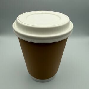 Coffee Cup Shaped Trash Can with flipping lid